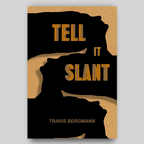 Silhouette book cover with the title 'slant'