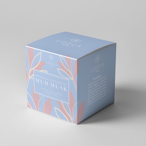 Cosmetics packaging with the title 'Mud musk'