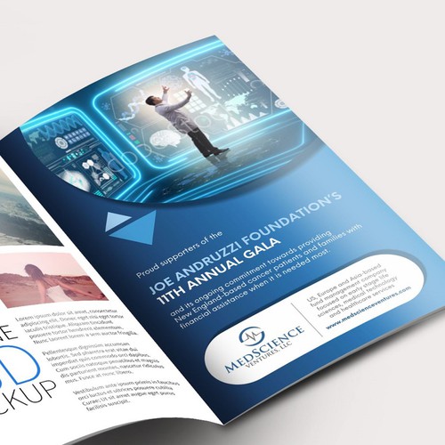 Magazine ad design with the title 'Magazine Ad'