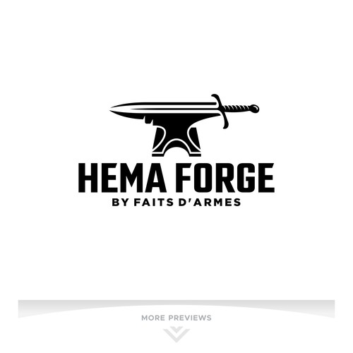 Forge design with the title 'Hema Forge'