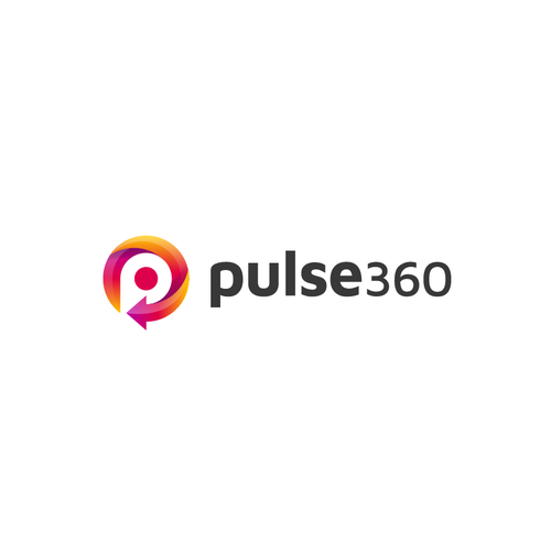 360 design with the title 'Pulse 360 Logo'