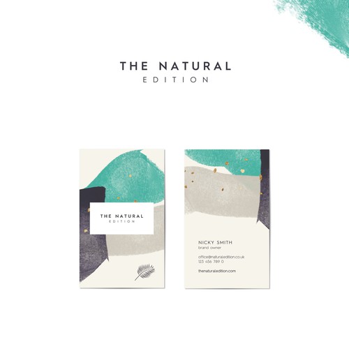 Outfit logo with the title 'Brand Concept for The Natural Edition'