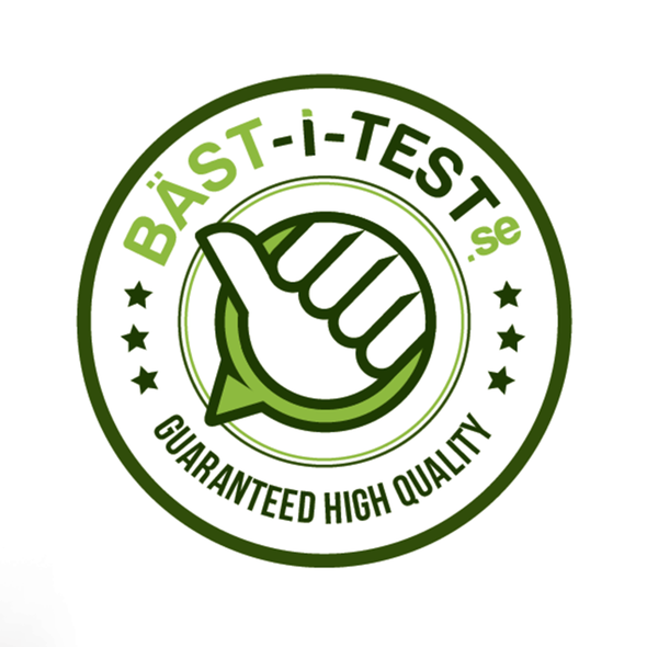 Thumbs up design with the title 'BÄST-i-TEST.se needs a new logo'