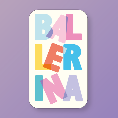 Dance design with the title 'One-of-a-kind dance sticker'