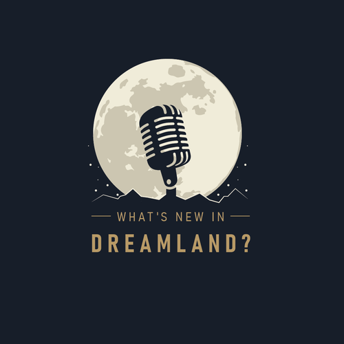 Dream logo with the title 'Logo for a podcast on dreaming'