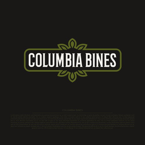 Farm design with the title 'Hop farm'