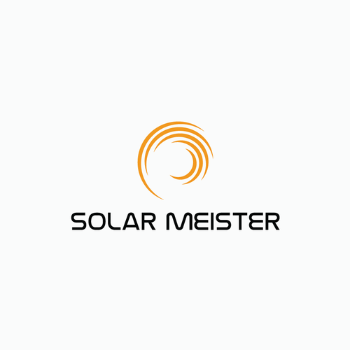 Solar design with the title 'Solar Meister Logo'