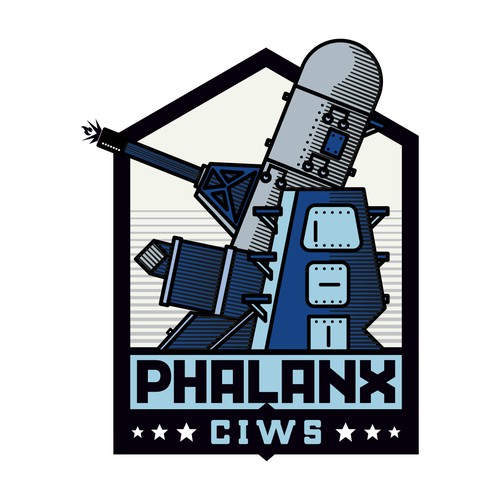 Navy design with the title 'Phalanx CIWS'