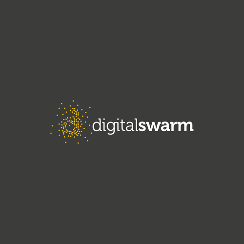 Digital logo with the title 'Digital Logo with dotted form'