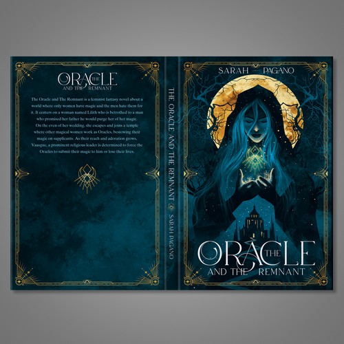 Dark book cover with the title 'Book cover'