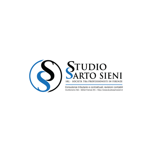 Bookkeeping logo with the title 'studio sarto sieni'