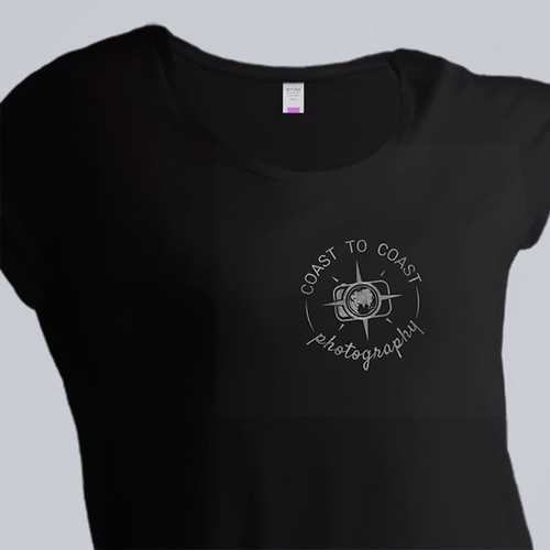 Scenery logo with the title 'Logo concept for photography brand'