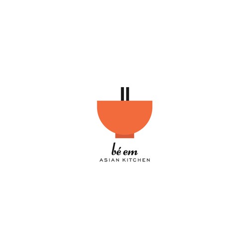 Asian food logo with the title 'Asian food logo'