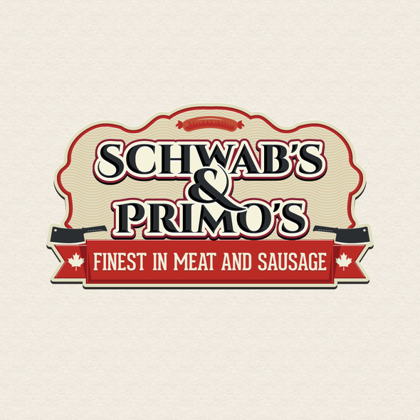 Sausage logo with the title 'Bringing Two Meat companies together for a bright Future'