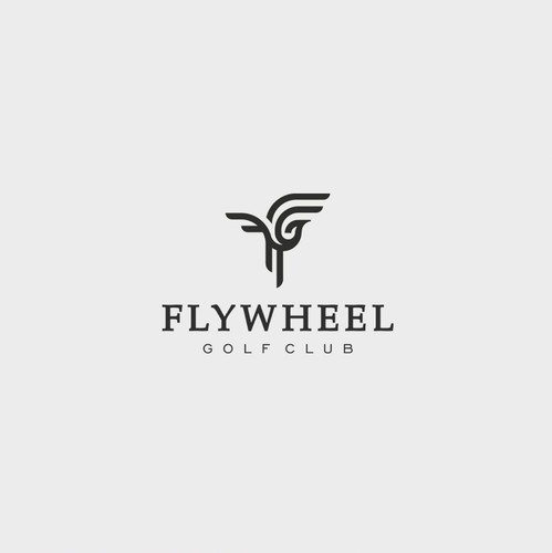 Golf course logo with the title 'This logo will be for a golf course'