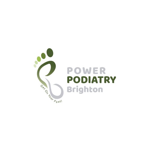 Footprint design with the title 'Logo for Podiatry company'
