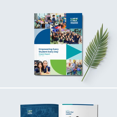 Publication design with the title 'Annual Report Design'