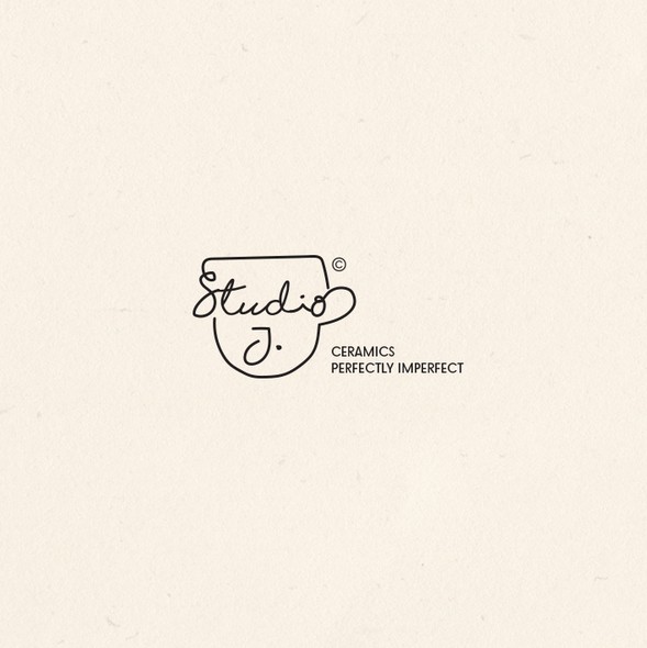 Organic design with the title 'Studio J.'