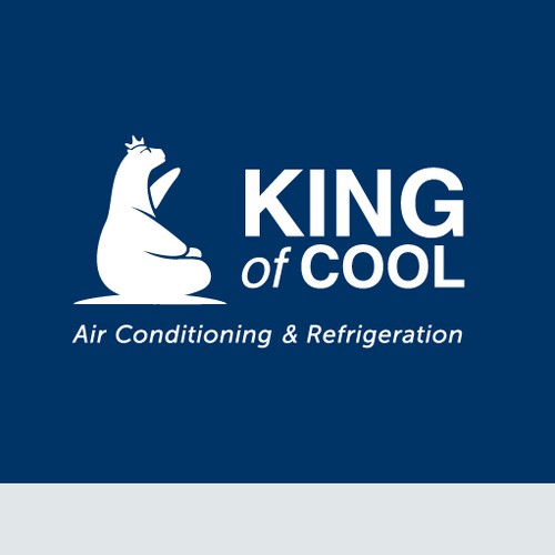 Air conditioning design with the title 'bear with crown'