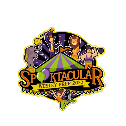 Halloween logo with the title 'Halloween Carnival Logo'
