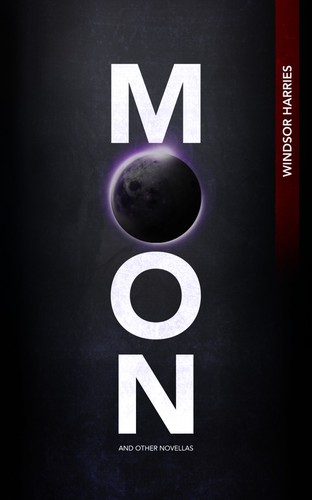 Lighting design with the title 'Sci-fi book cover, short stories'