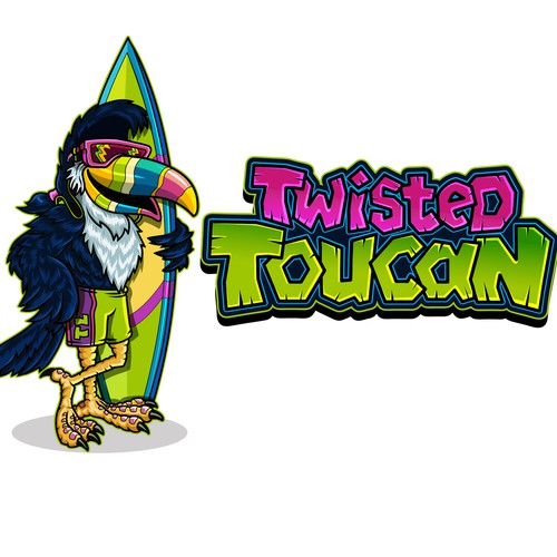 Vacation logo with the title 'Design Logo For Vacation Shop in Bahamas'