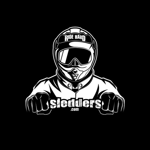 Steelers logo with the title 'sledders'