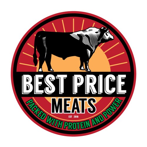 Beef logo with the title 'Logo for butchery catering'