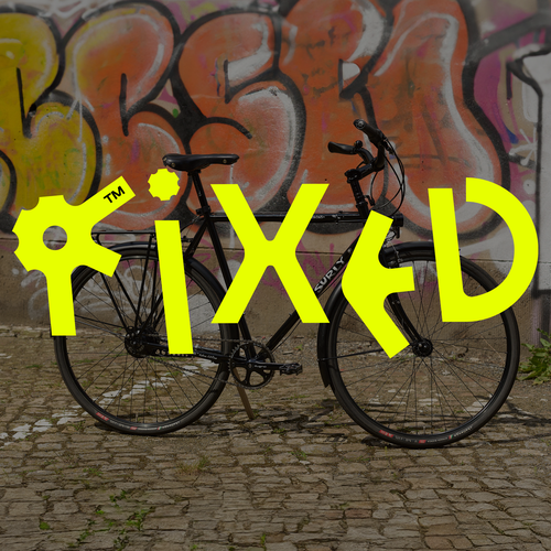 Bike logo with the title 'FIXED'