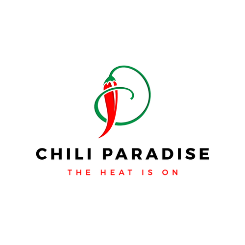 Chili pepper design with the title 'Chili Paradise'