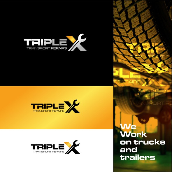 Maintenance logo with the title 'Triple X - Transport Repairs'