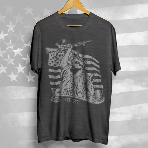 Freedom t-shirt with the title 'Patriotic T-shirt'