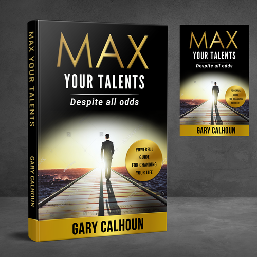 Motivational book cover with the title 'Max you Talents'