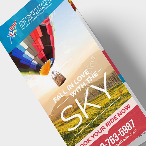 Balloon design with the title 'Hot Air Baloon BiFold'