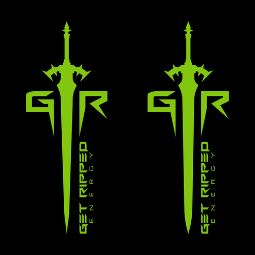 Sharp brand with the title 'Logo design for Get Ripped Energy'