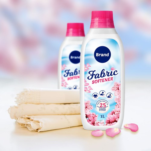Beauty label with the title 'Label for fabric softener'