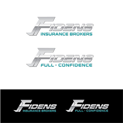 Insurance broker logo with the title 'Fidens Insurance'
