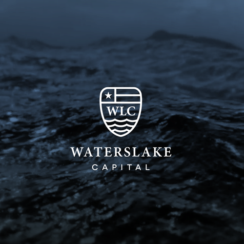 Star brand with the title 'Waterslake Capital Logo Design'