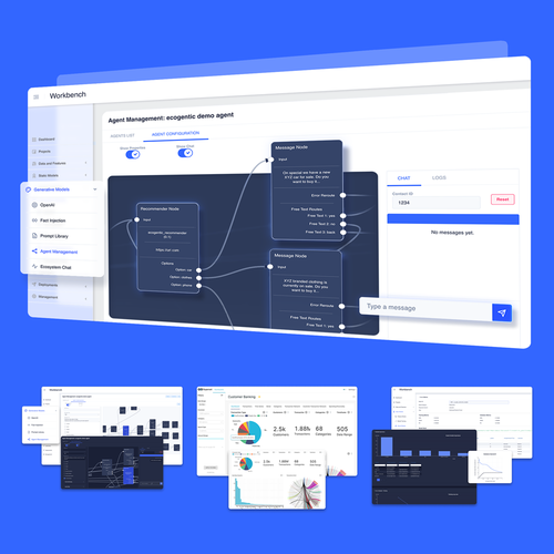 Collage design with the title 'Product image for ecosystem.ai website'