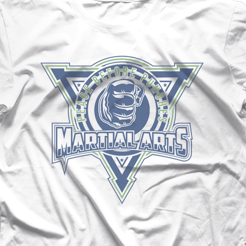 Martial arts t-shirt with the title 'Martial arts'