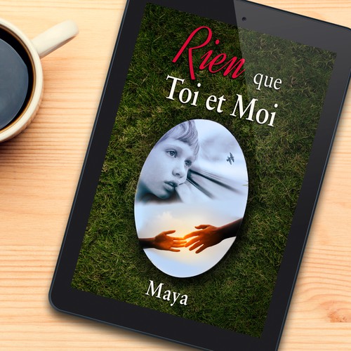 Family book cover with the title 'Book cover design'