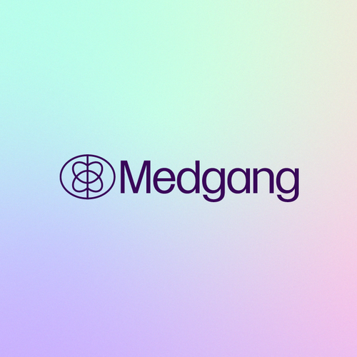 Sustainable logo with the title 'Medgang Logo'
