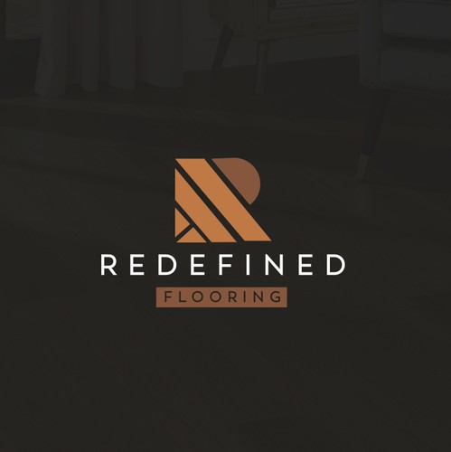 Best logo with the title 'Redefined Flooring'