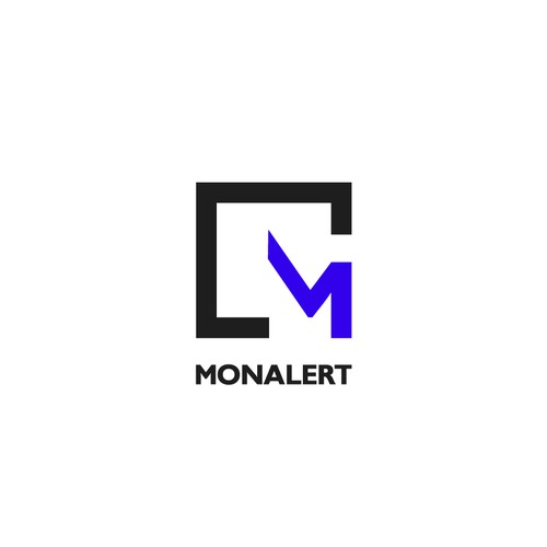 Stock logo with the title 'Monalert'