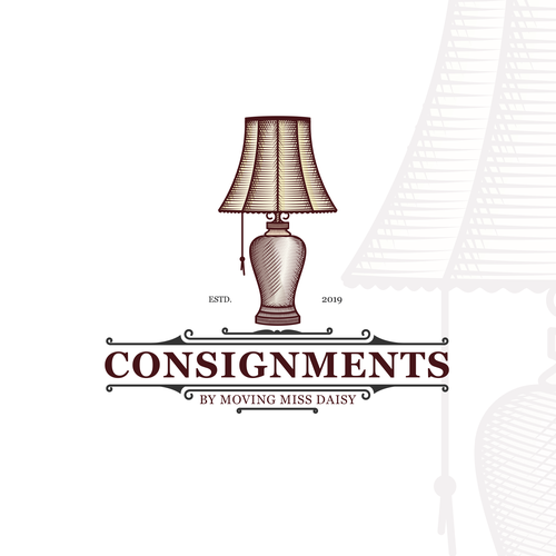 Home logo with the title 'logo for our new Estate Consignment Store'