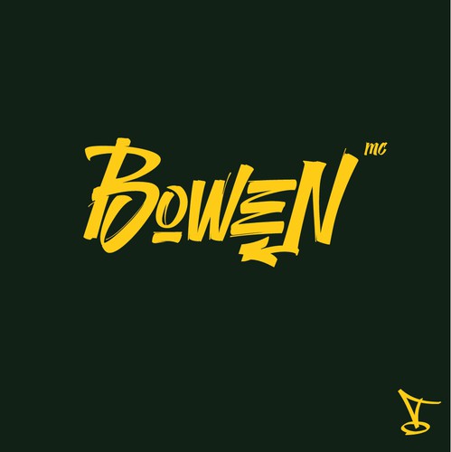 Graffiti logo with the title 'Logo for a MC. A Hip Hop artist from Canada.'