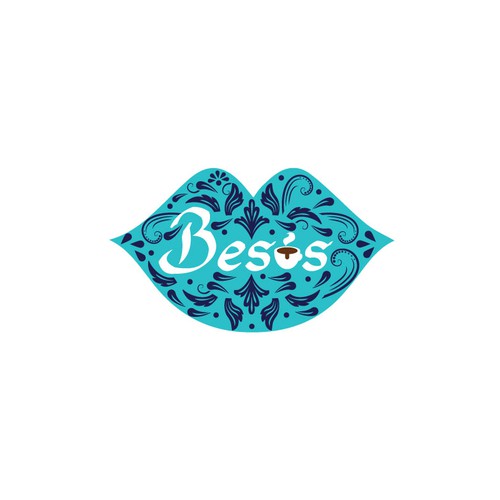 Kiss logo with the title 'Cafe logo'