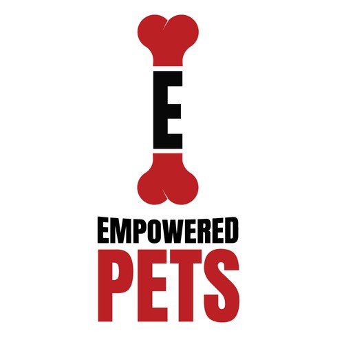 Pet food logo with the title 'Empowered Pets'