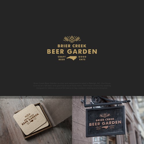 Wheat logo with the title 'Beer Garden'