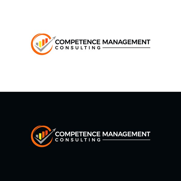 Industrial logo with the title 'Competence Management Consulting'